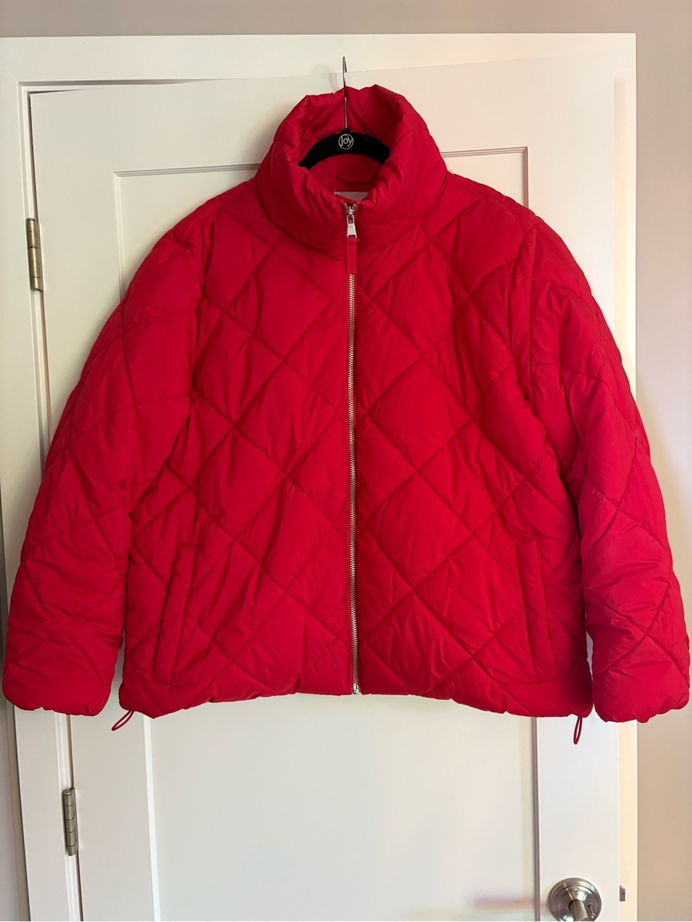 Ann Taylor LOFT/Lou & Grey Quilted Red Puffer Jacket Size XL NWT